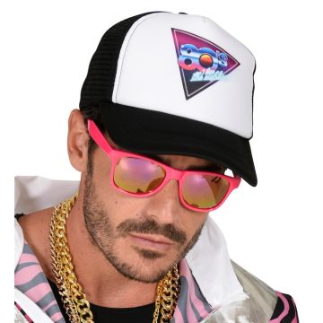 Retro cap in Zwart En Wit