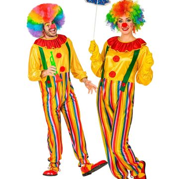 Volwassenen circus clown kostuum