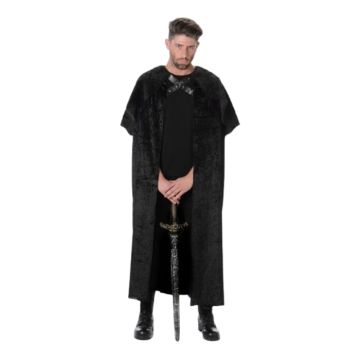 Zwarte pelskappen one-size