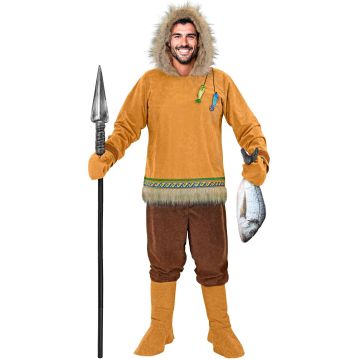 Eskimo kostuum voor heren - 4 delen