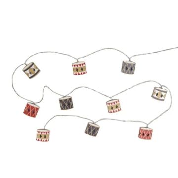 Lichtslang met gemusterde trommels LED 2 m Het Oude Apotheek