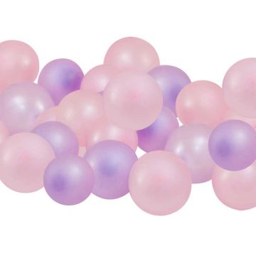 Mini Ballonnen in Roze Tint 40x - 12 cm
