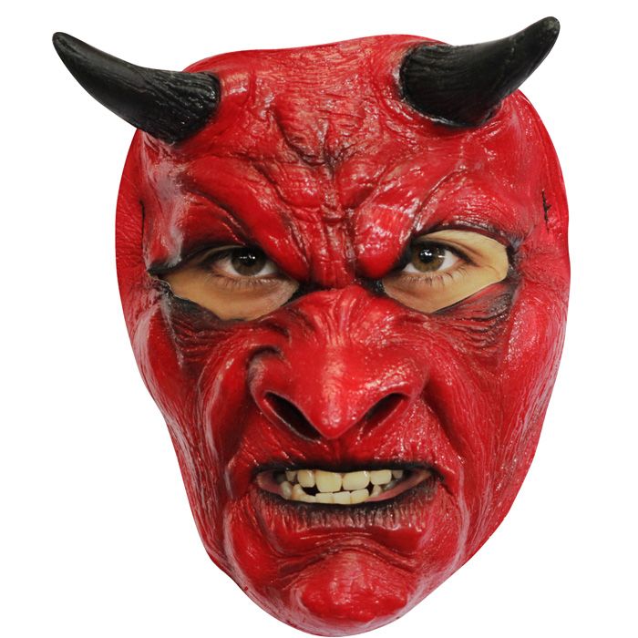 Angstaanjagende Halloween duivelsmasker