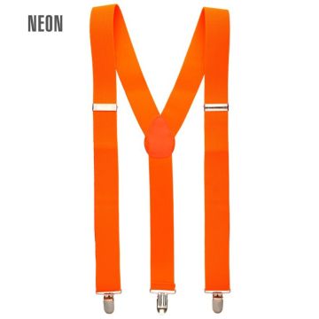 Neon oranje bretels