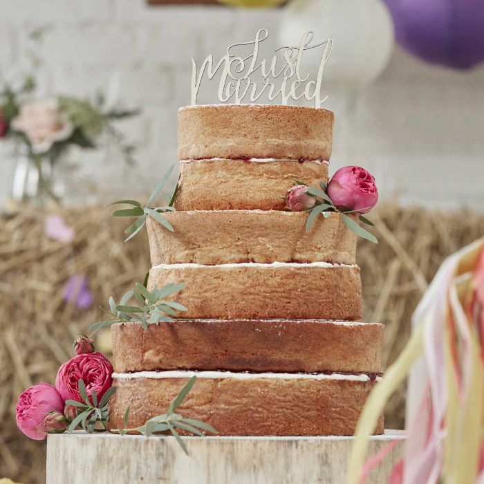 Just Married Taarttopper