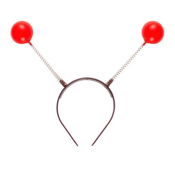 Antenne haarband rood