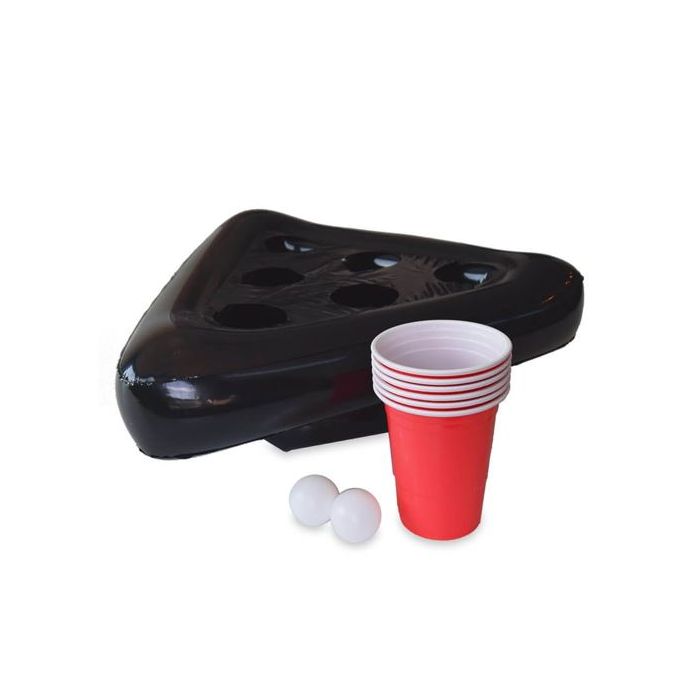 Beer pong hoed spel set - inclusief Beer Pong hoed, ballen & Rode Bekers
