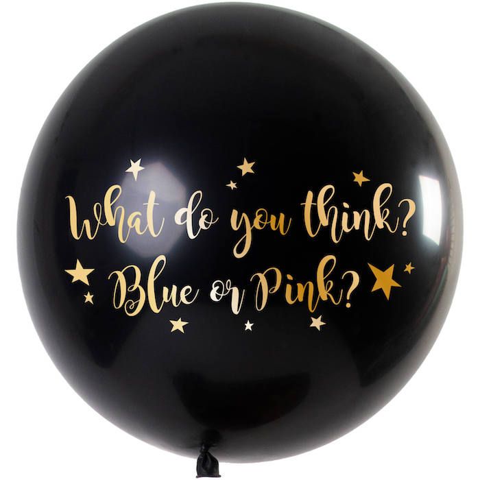 Gender Reveal Metallic Ballon Meisje - 90 cm