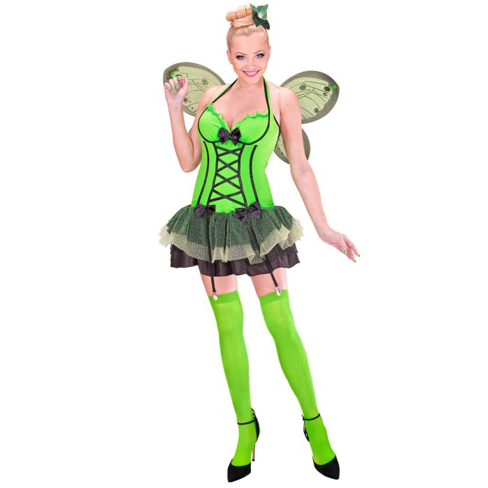 Groen vlinderkostuum voor dames