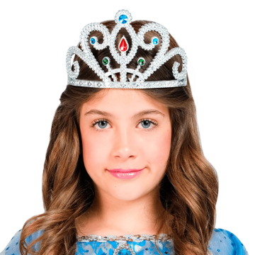 Zilveren tiara voor kinderen