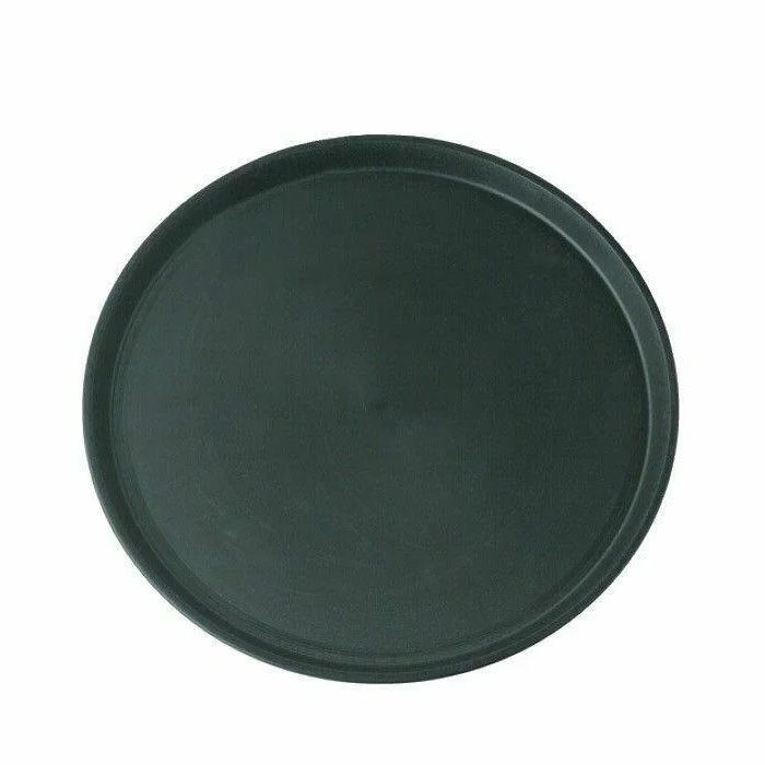 Rond bruin decoratieplateau - Ø28 cm