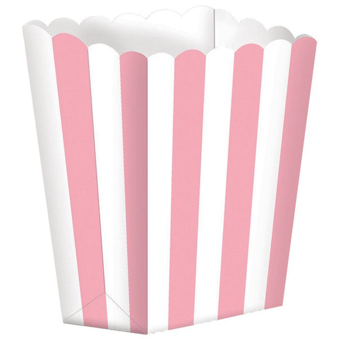 Roze Popcornbekers 5x