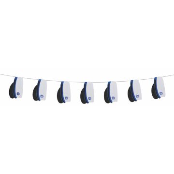Studentenhuiguirlande Blauw - 4m