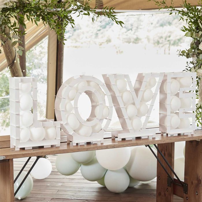 LOVE Ballonboxen - 63x195 cm