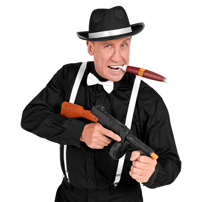 Gangsteroutfit kostuum - 4 delen