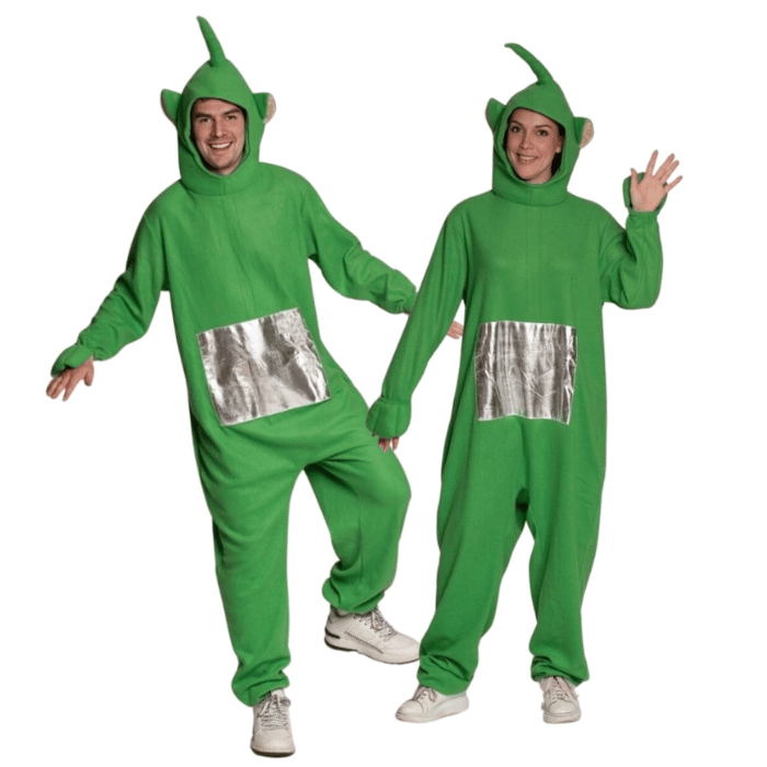 Groen teletubbie kostuum - unisex
