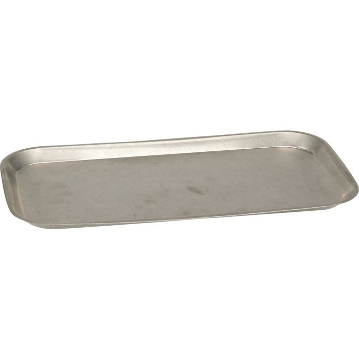 Stonewashed serveerschaal van roestvrij staal 33,7x17,5 cm