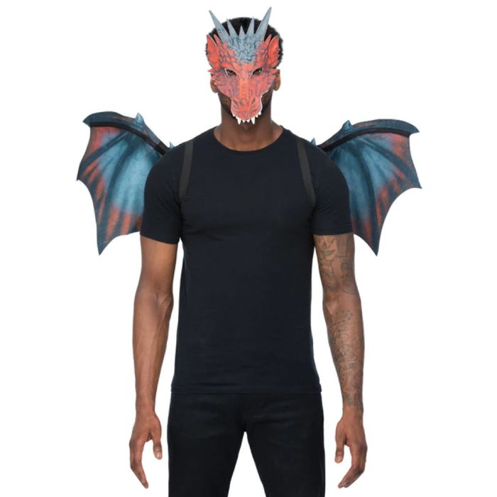 Rood draken kostuum – one size