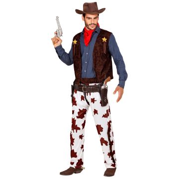 Cowboykostuum met vest en chaps