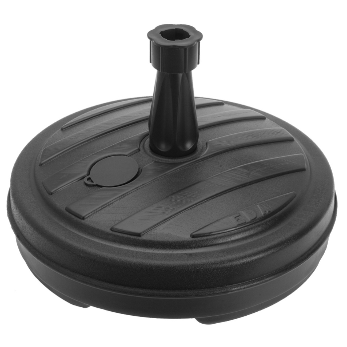 Zwarte parasolvoet voor stangen 18-32 mm - 13 L