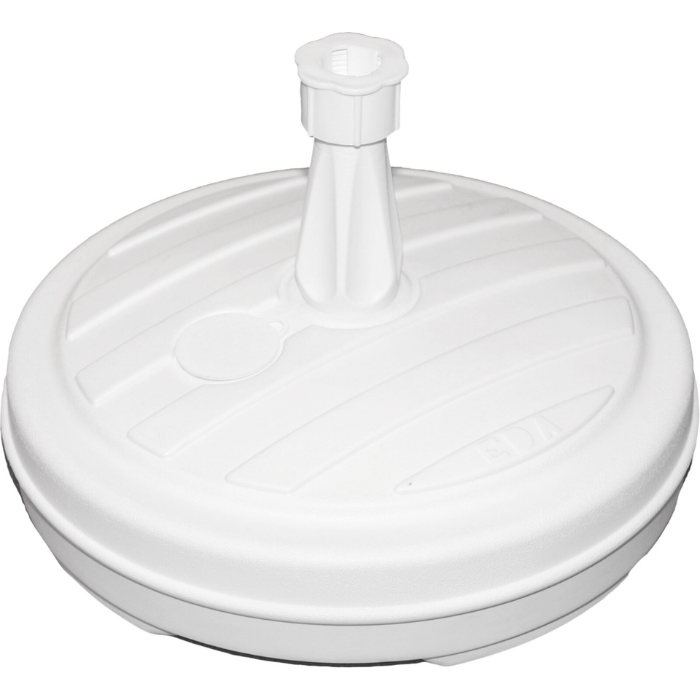 Witte parasolvoet voor stangen 18-32 mm - 13 L