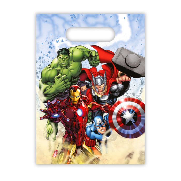 Avengers snoepzakjes 6x - 16,5x23 cm