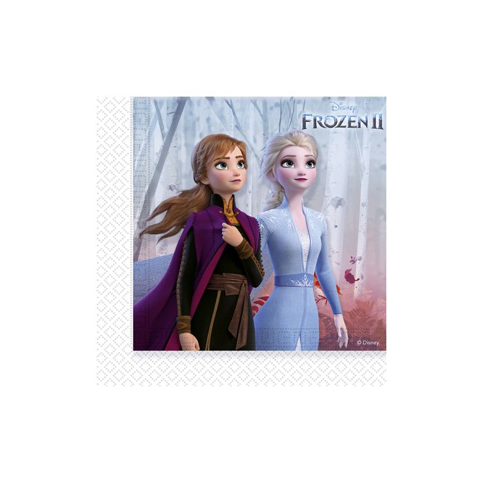 Frozen 2 servetten 20x - 33 x 33 cm