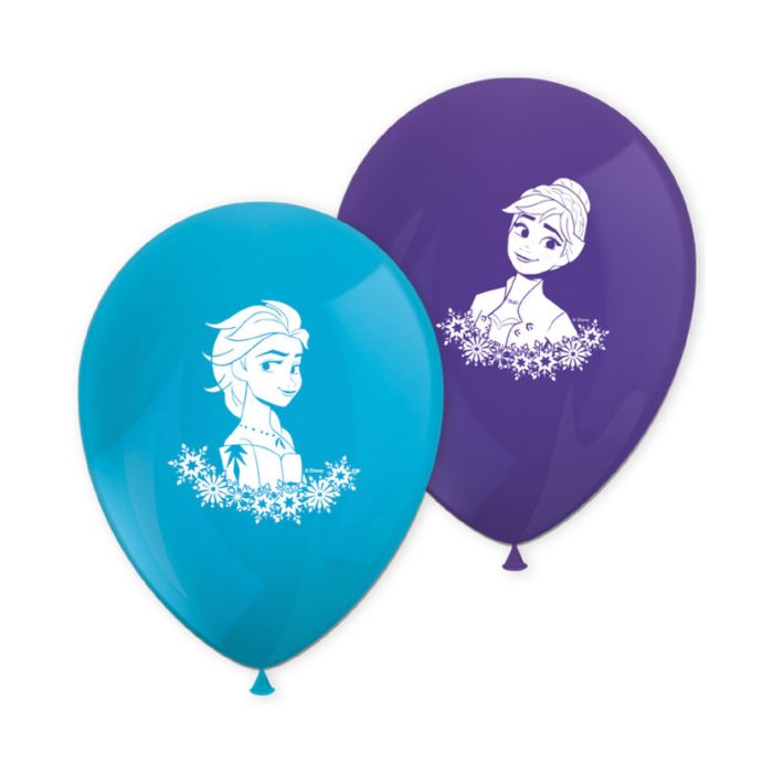 Ballonnen met Frozen 2 motieven 8x