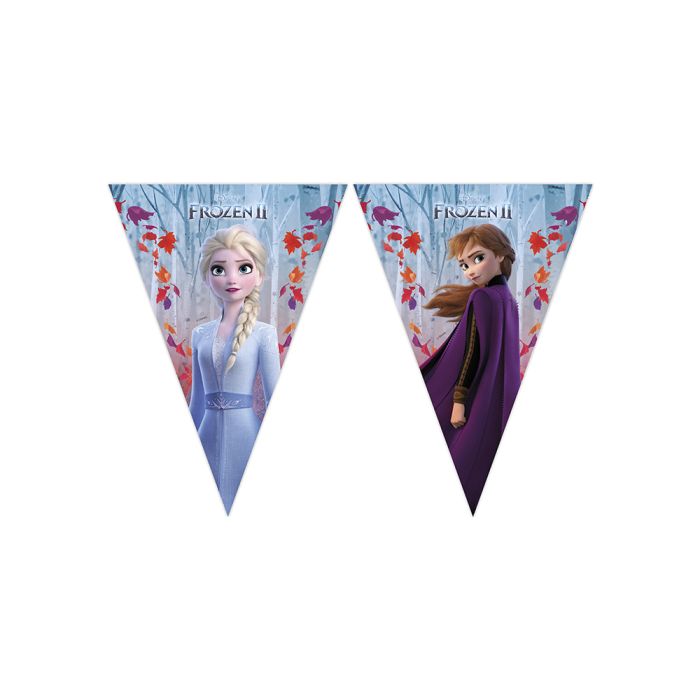 Frozen 2 vlaggenlijn 9 vlaggen - 2,3 m