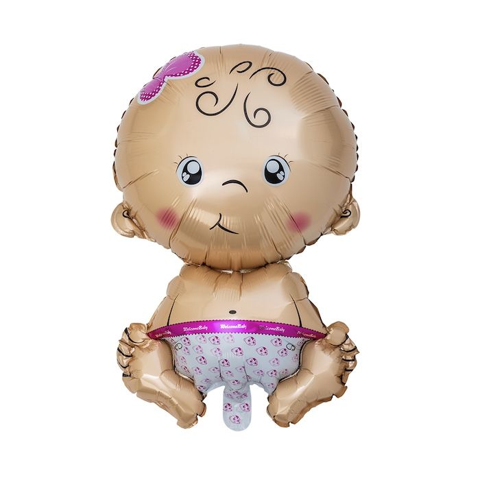 Baby meisje folieballon 60 cm