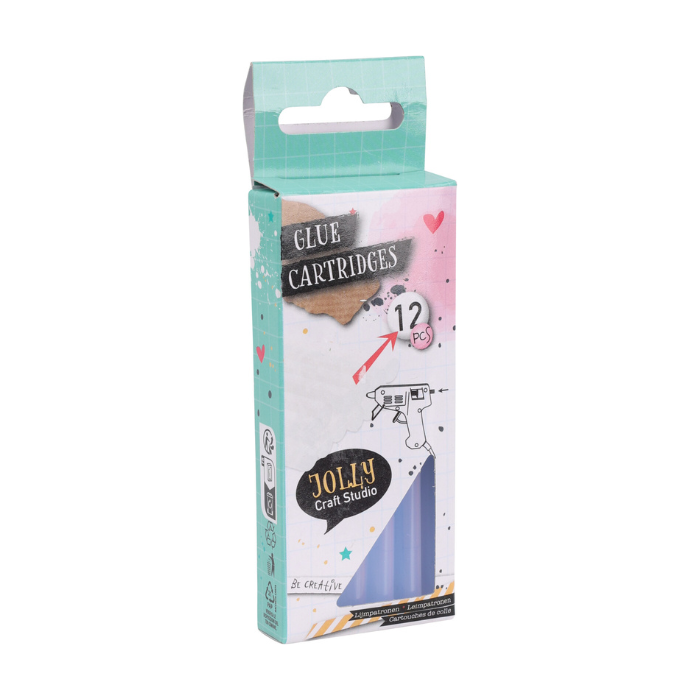 Transparent limstifter til limpistol 12 stk