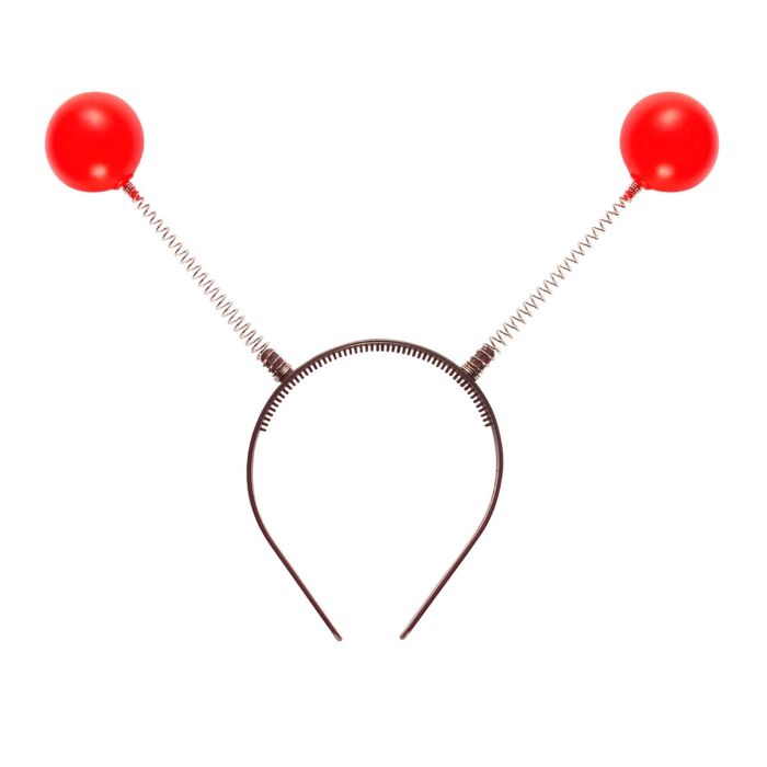 Antenne haarband rood