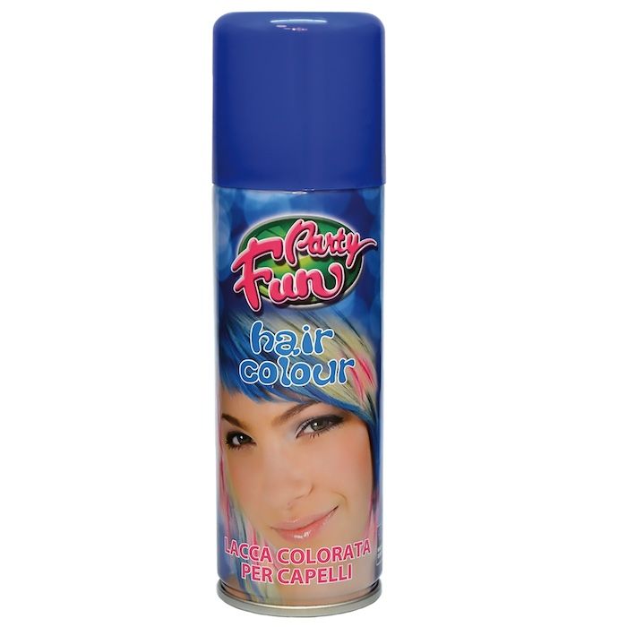 Haarspray met kleur 125 ml blauw