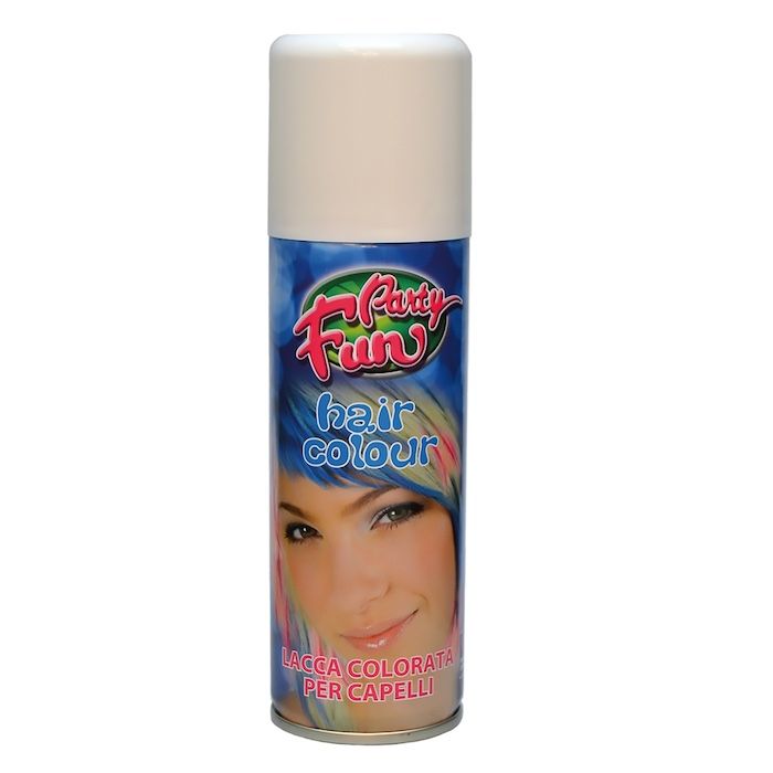 Haarspray met kleur 125 ml wit