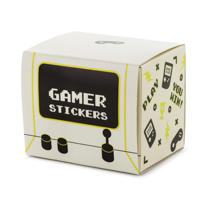 Mini gamer stickers mix 36x