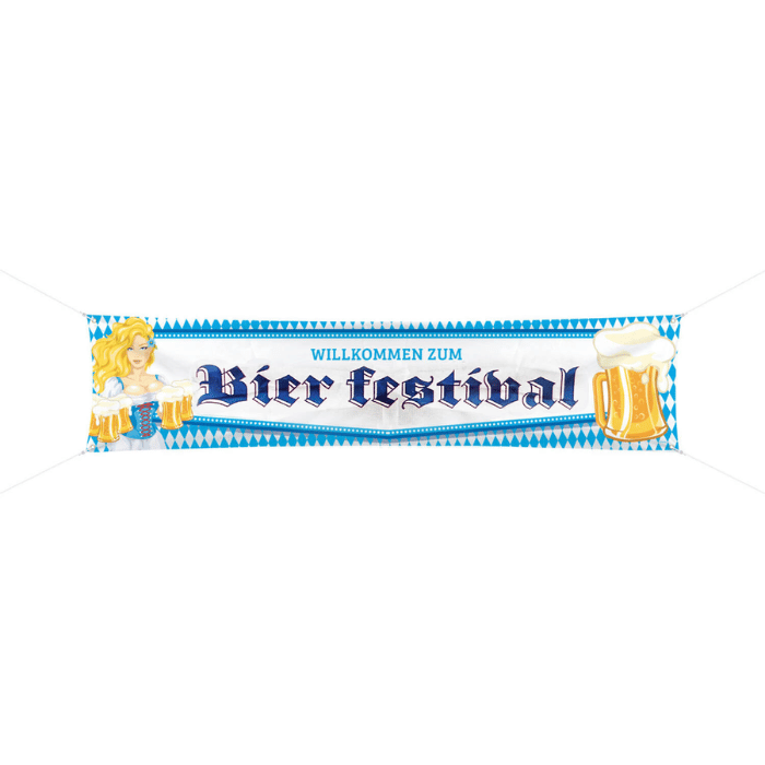 Oktoberfest Bier Festival banner - 180x40 cm