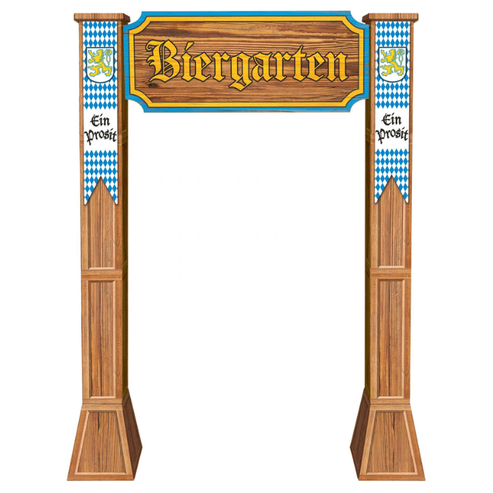 Oktoberfest velkomst port - 230x162 cm