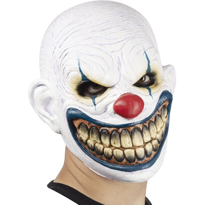 Griezelig blije clownsmasker