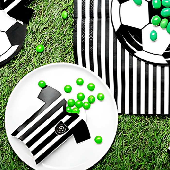 Voetbalshirtdoosjes voor snoep en snacks 6x - 12x11x2,5 cm