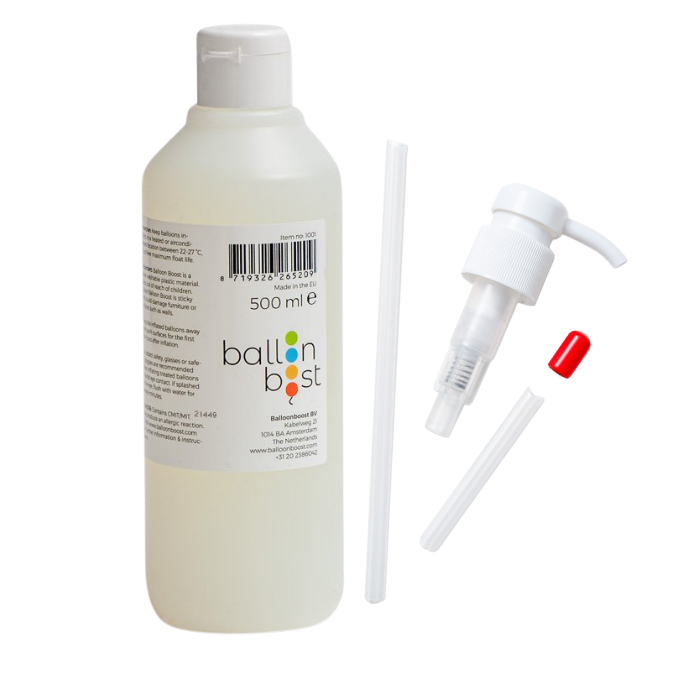 Ballonboost met pomp - 500 ml