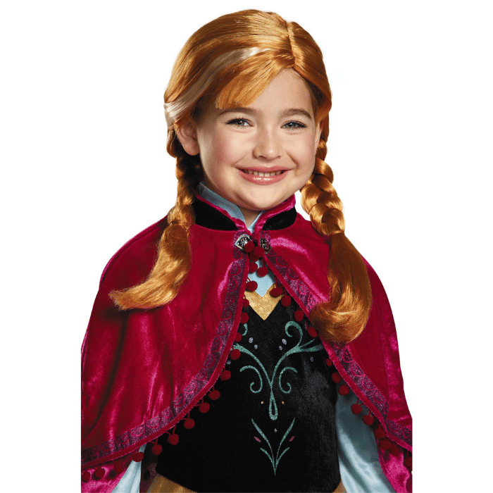 Disney® Frozen Anna pruik voor kinderen