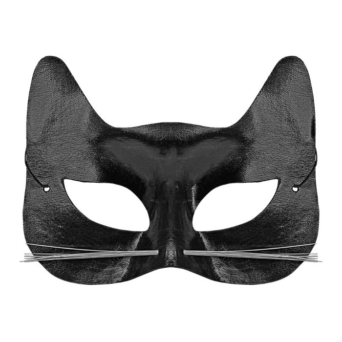 Zwart kattenmasker