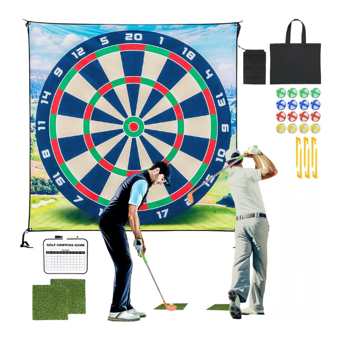 Golf dart 2x2 m incl. 16 ballen