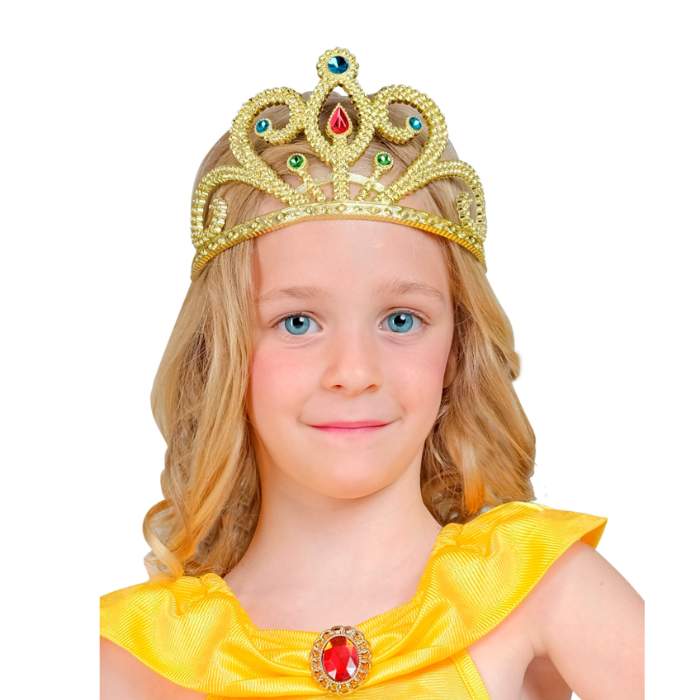 Gouden tiara voor kinderen