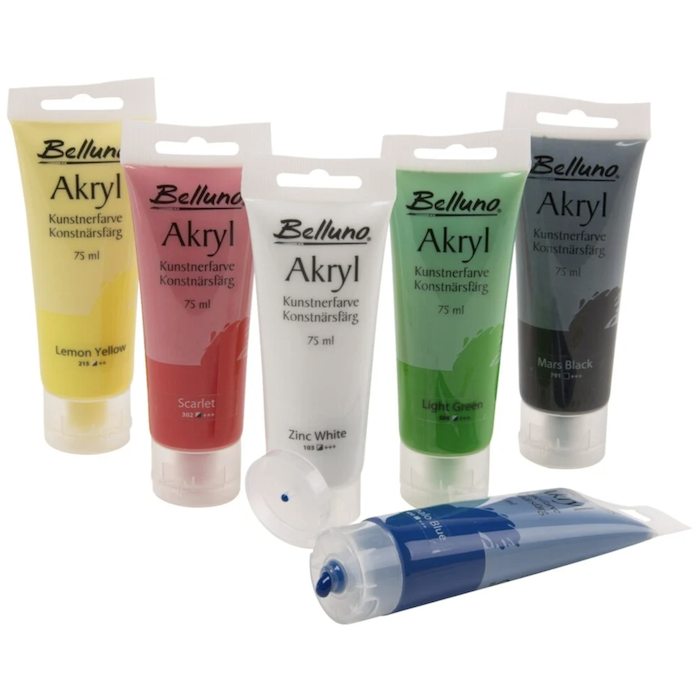 Acrylverf set DIY 6x - 75 ml