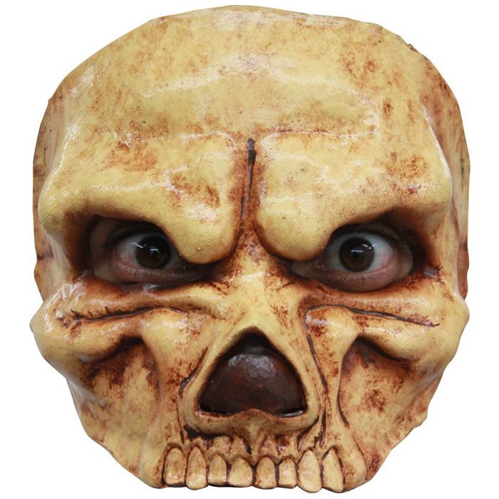 Spookachtig halve skelet masker
