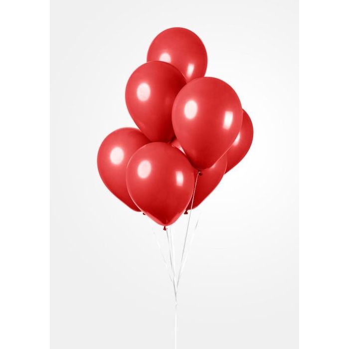 Rode Ballonnen 100x - 30 cm