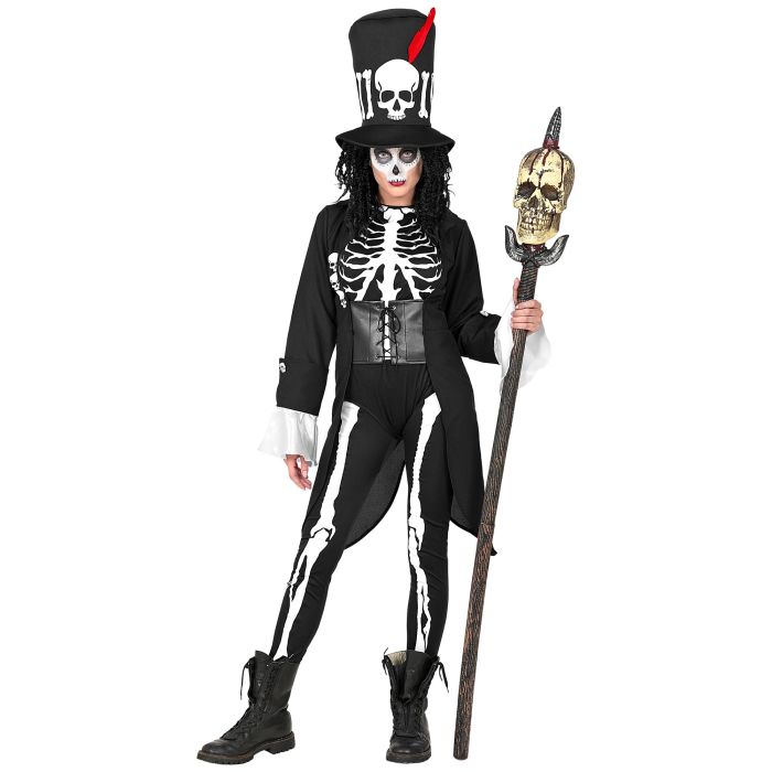 Voodoo Skeletvrouw kostuum voor dames