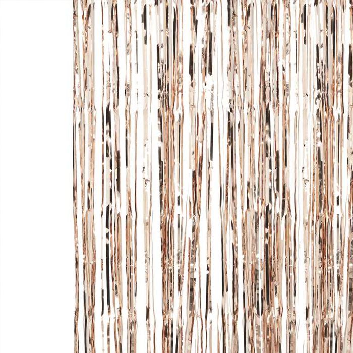 Rose Gold Franje Gordijn - 2,5 x 1 meter