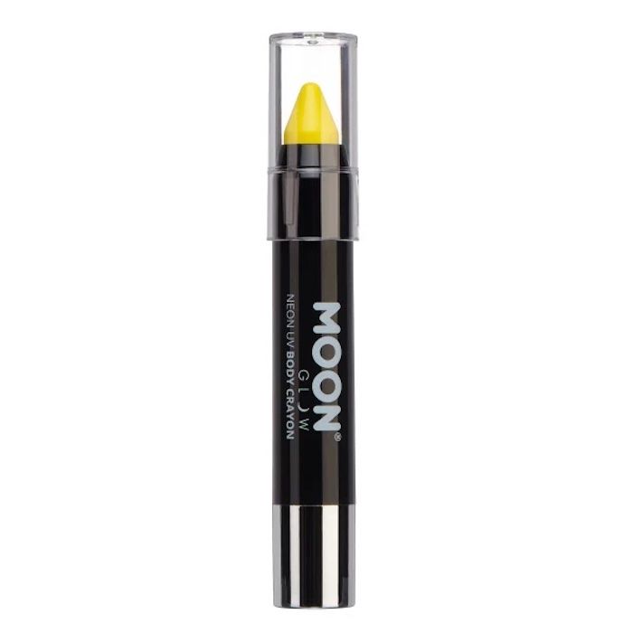 Neon UV Lichaamsstift Intense Geel 3,2 g Moon Creations